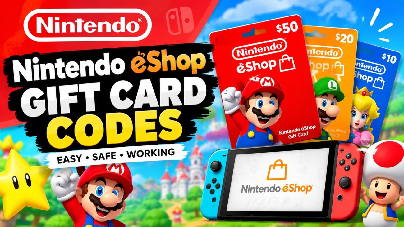 Free Nintendo eShop Gift Card Codes: A Comprehensive Guide