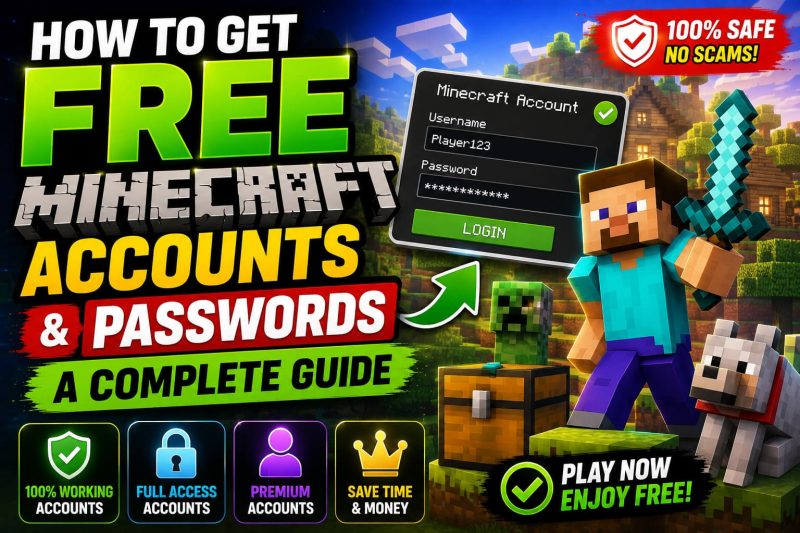 How to Get Free Minecraft Accounts & Passwords
