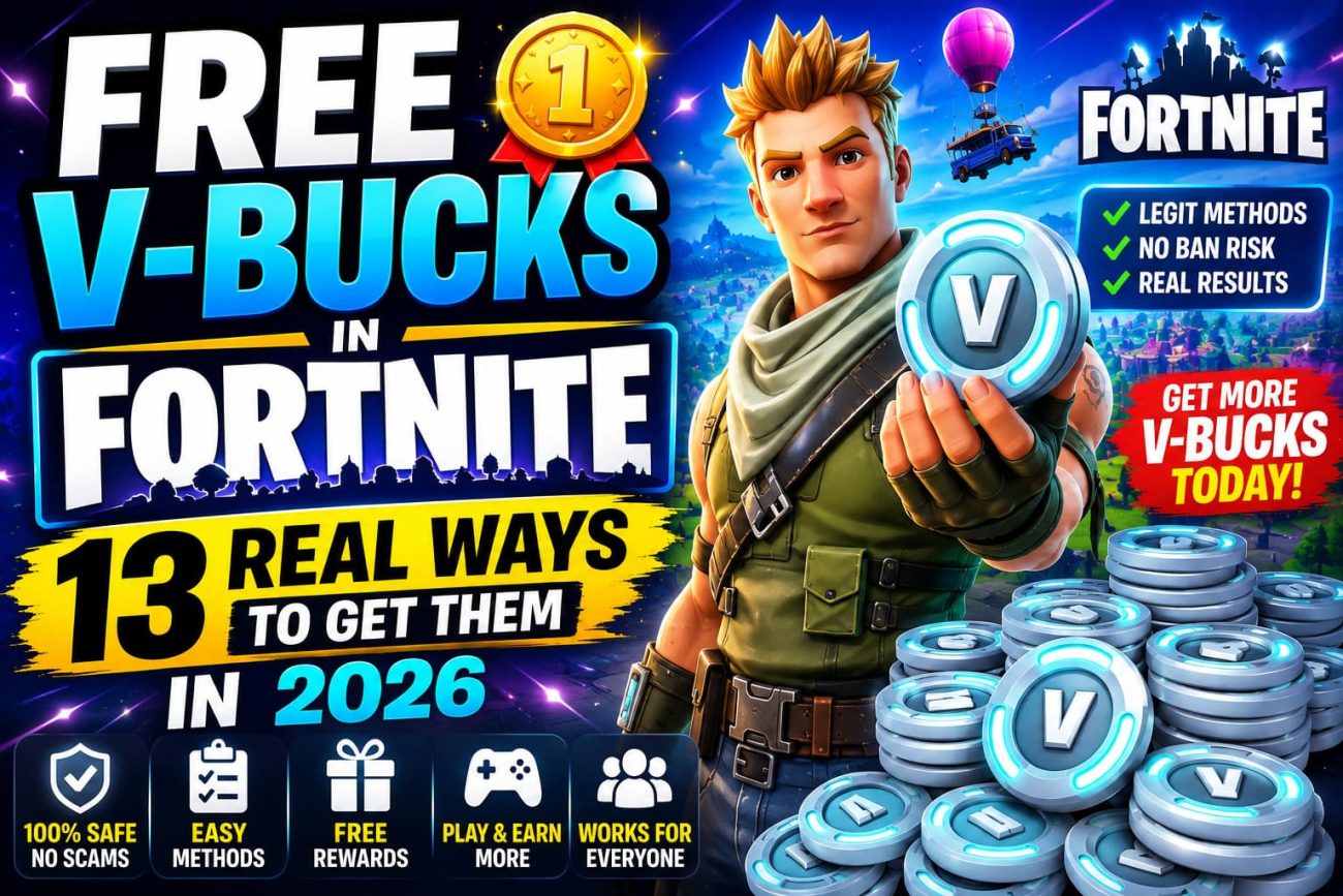 Free V-Bucks in Fortnite: The Ultimate Guide